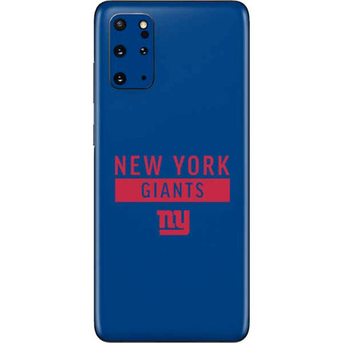 NFL New York Giants Blue Performance Series Galaxy S20 Plus Skin